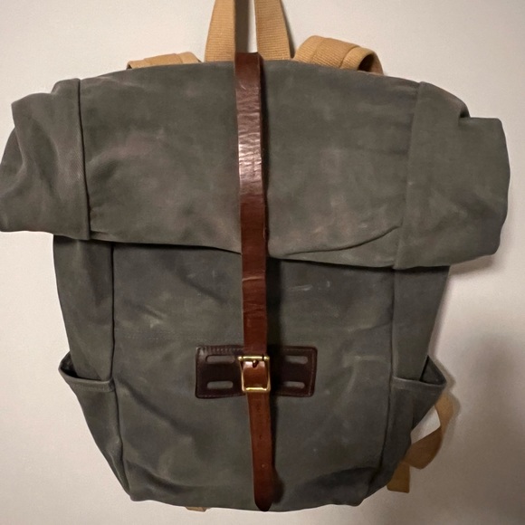 Handcrafted Roll Top Backpack - Picture 4 of 6